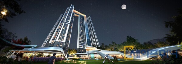 ▲ 경기 안산 푸르지오 포레티넘 랜드마크 투시도. ⓒ 대우건설