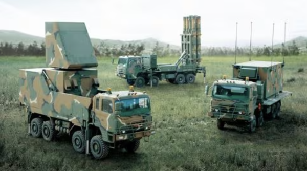 ▲ 사우디아라비아에 수출되는 천궁-Ⅱ 국산 요격미사일. ⓒ 방위사업청