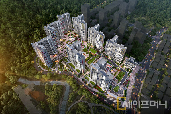 ▲ 사송 롯데캐슬의 조감도. ⓒ 롯데건설