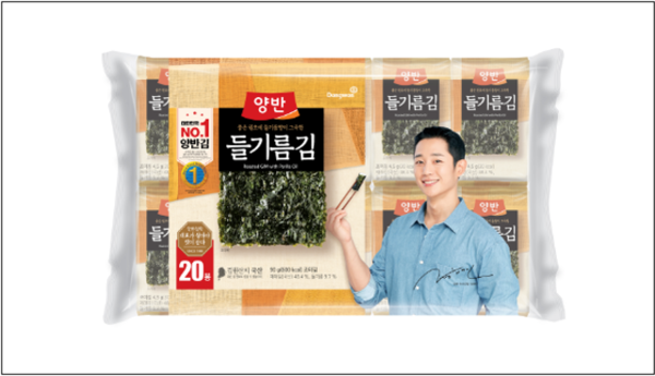 ▲ 동원F&B의 양반 들기름김. ⓒ 동원F&B