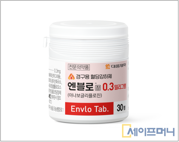 ▲ 대웅제약의 당뇨병 치료제 엔블로. ⓒ 대웅제약