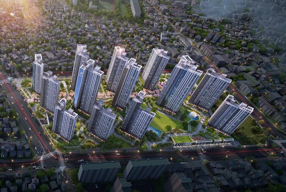 ▲ 대전시 가양동1구역 재개발 조감도. ⓒ SK에코플랜트