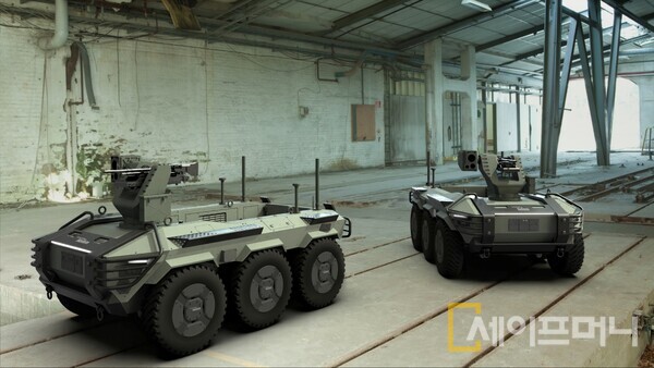 ▲ 현대로템이 최신형 다목적 무인차량 디자인을 최초 공개했다. ⓒ 현대로템