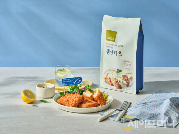▲ 올가홀푸드가 소비자의 가치소비 증가 추세에 맞추어 지속가능한 방식으로 생산한 생선카츠를 출시했다. ⓒ 풀무원