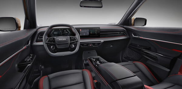 ▲ 출시 예정인 액티언 내부 인테리어 사진. ⓒ KGM