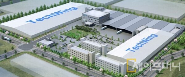 ▲ 테크윙이 파생상품 거래에서 손실이 발생해 하락세다. ⓒ 테크윙