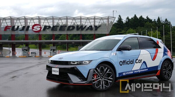 ▲ 아이오닉5 N이 EV 차량 최초로 일본 후지 스피드웨이 서킷 공식 차량으로 선정됐다. ⓒ 현대차