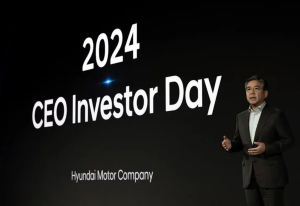 ▲ 장재훈 대표이사가 '현대 웨이'를 발표하고 있다. ⓒ 현대자동차