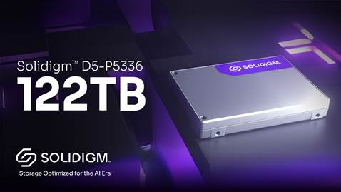 ▲ 솔리다임이 122TB가 구현된 eSSD 신제품 D5-P5336을 출시했다. ⓒ 솔리다임