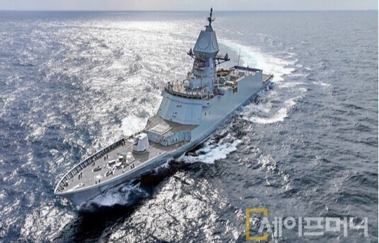 ▲ HD현대중공업이 호위함인 충남함을 조기 인도했다. ⓒ HD현대중공업