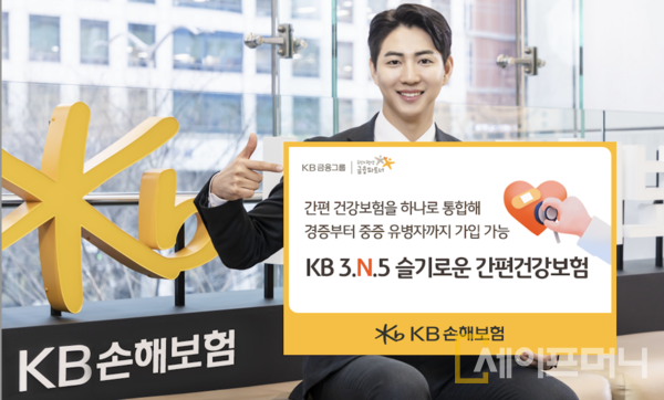 ▲ KB손해보험이 기존 간편 건강보험을 통합한 KB 3.N.5 슬기로운 간편건강보험 Plus를 출시했다. ⓒ KB손해보험