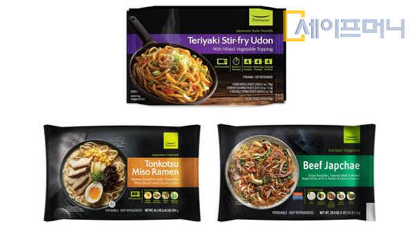 ▲ 풀무원USA가 미국에서 판매하고 있는 아시안 누들 대표 제품. ⓒ 풀무원