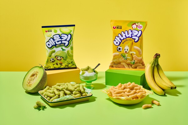 ▲ 농심이 50년만에 바나나킥에 이어 메론킥을 출시한다. ⓒ 농심