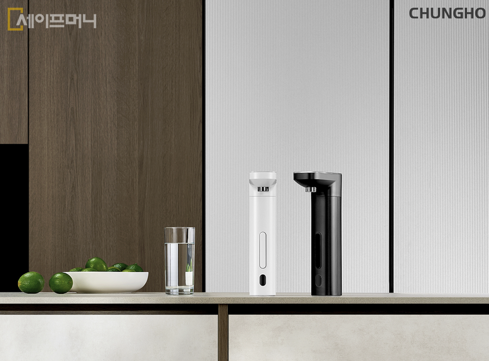 ▲ 청호나이스 언더싱크 타입의 빌트인 냉온정수기 블리스. ⓒ 청호나이스