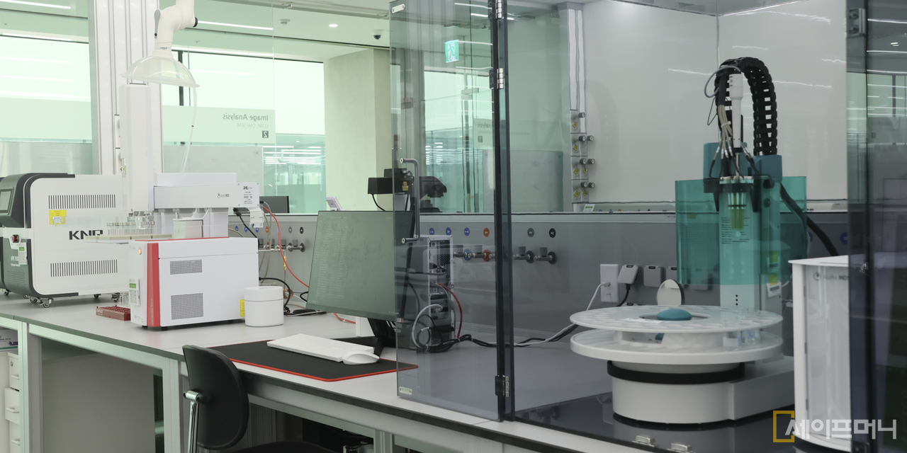 ▲ 대상 대상이노파크 분석 연구실 내 전자 관능 분석 장비. ⓒ 대상