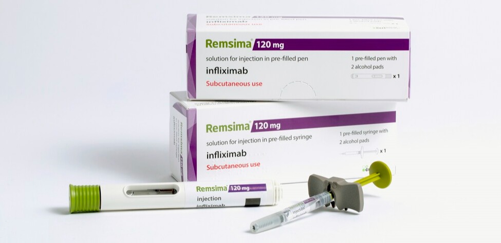 ▲ 셀트리온 인플릭시맙 피하주사(SC) 제형 치료제 '램시마SC' ⓒ 셀트리온