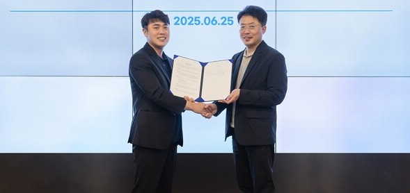 ▲ 코웨이라이프솔루션이 지난 25일 구로 지타워에서 케어닥과 업무협약식을 체결했다. ⓒ 코웨이라이프솔루션