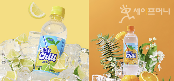 ▲ 매일유업이 처음 선보이는 탄산음료인 피크닉 Chill 제로 2종. ⓒ 매일유업