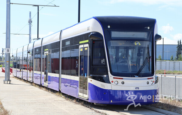 ▲ 현대로템의 트램이 처음으로 북미에 진출했다. ⓒ 현대로템