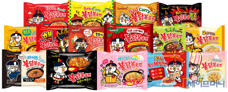 ▲ 삼양식품이 불닭볶음면의 SNS 속 인기를 통해 강세를 보이고 있다. ⓒ 삼양식품