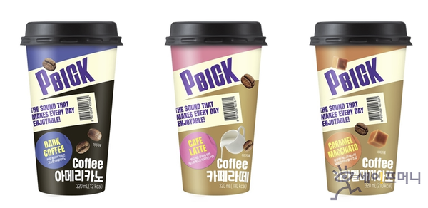 ▲ CU가 업계 최저가로 출시한 PBICK 컵커피 3종. ⓒ BGF리테일