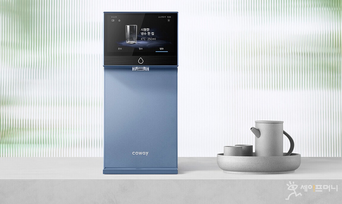 ▲코웨이 아이콘 프로 정수기 아이시 블루 ⓒ 코웨이